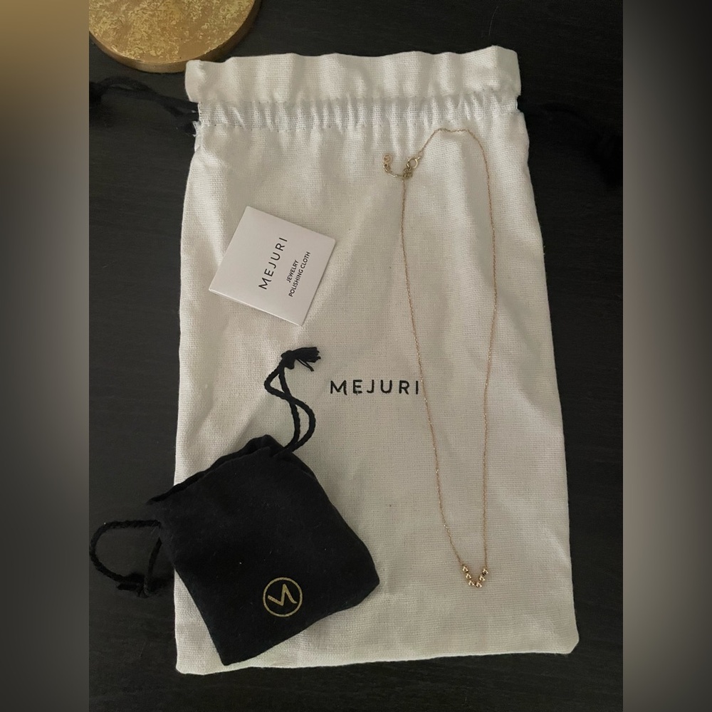 Mejuri Bold Spheres 14K Yellow Gold Necklace